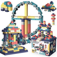 HKM-755603 Creative DIY Building Blocks Set for Children's Education - 520 Large Particles Puzzle Model