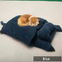 HKM-7557181 Winter-Ready Japanese Cat Sleeping Bag in Various Colors and Sizes