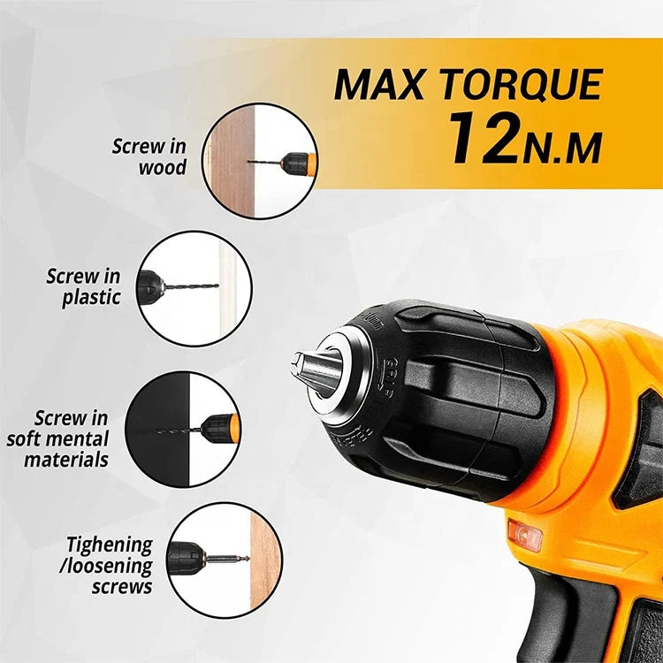 HKM-755795 126-Piece Home Tool Kit with Multi-Function Screwdriver and Storage Box for Household Repairs