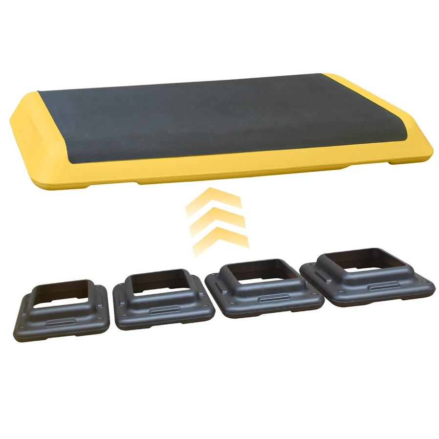HKM-755795 Adjustable Aerobic Stepper with Four Height Options for Fitness Training and Exercise
