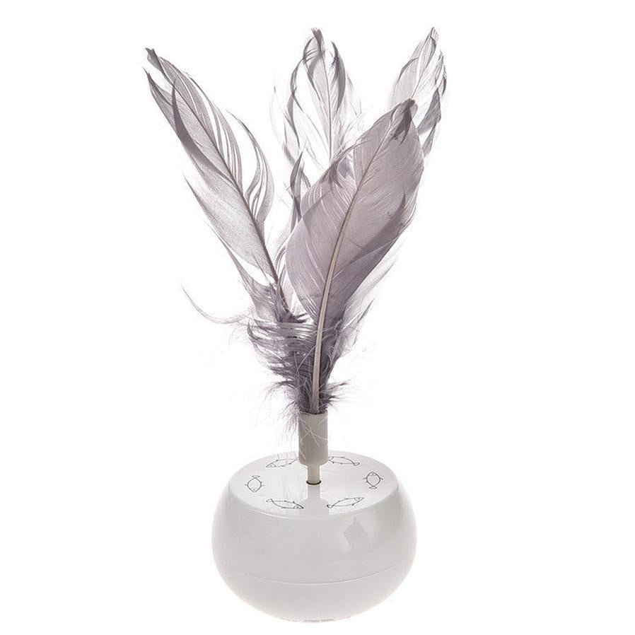 HKM-755795 Electric Feather Cat Teaser Toy for Playful Pets
