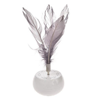 HKM-755795 Electric Feather Cat Teaser Toy for Playful Pets