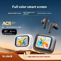 HKM-755923 AI Translation Headset with Color Screen and Long Battery Life for Bluetooth Simultaneous Interpretation