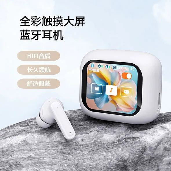 HKM-755923 AI Translation Headset with Color Screen and Long Battery Life for Bluetooth Simultaneous Interpretation