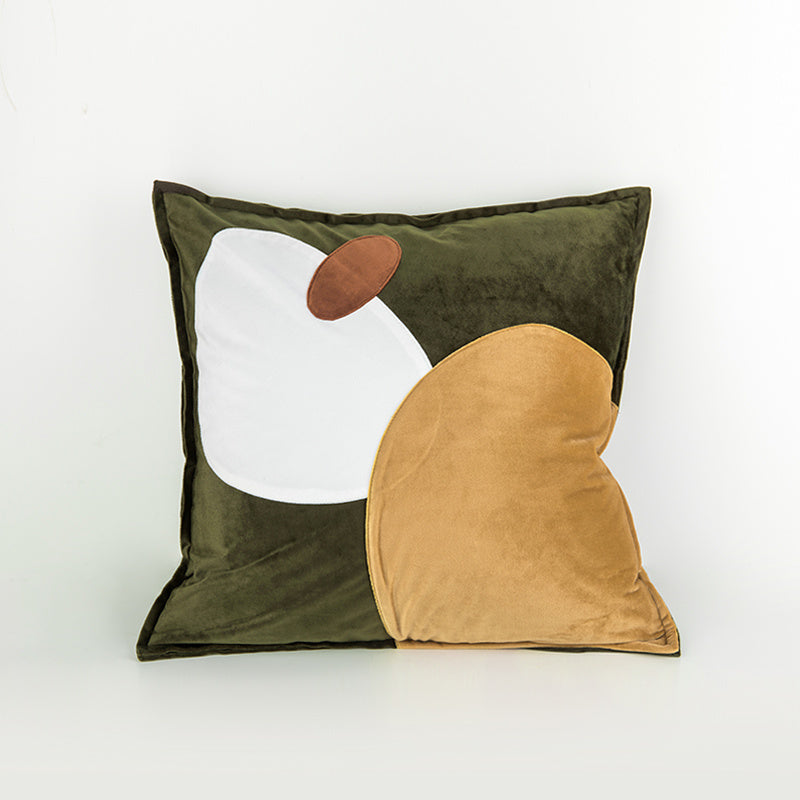HKM-755987 Nordic Style Geometric Contrast Color Polyester Pillowcase for Sofas