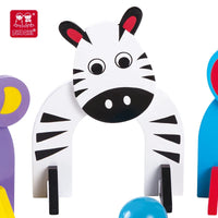 HKM-756051 Kids Wooden Animal Croquet Set for Outdoor Play