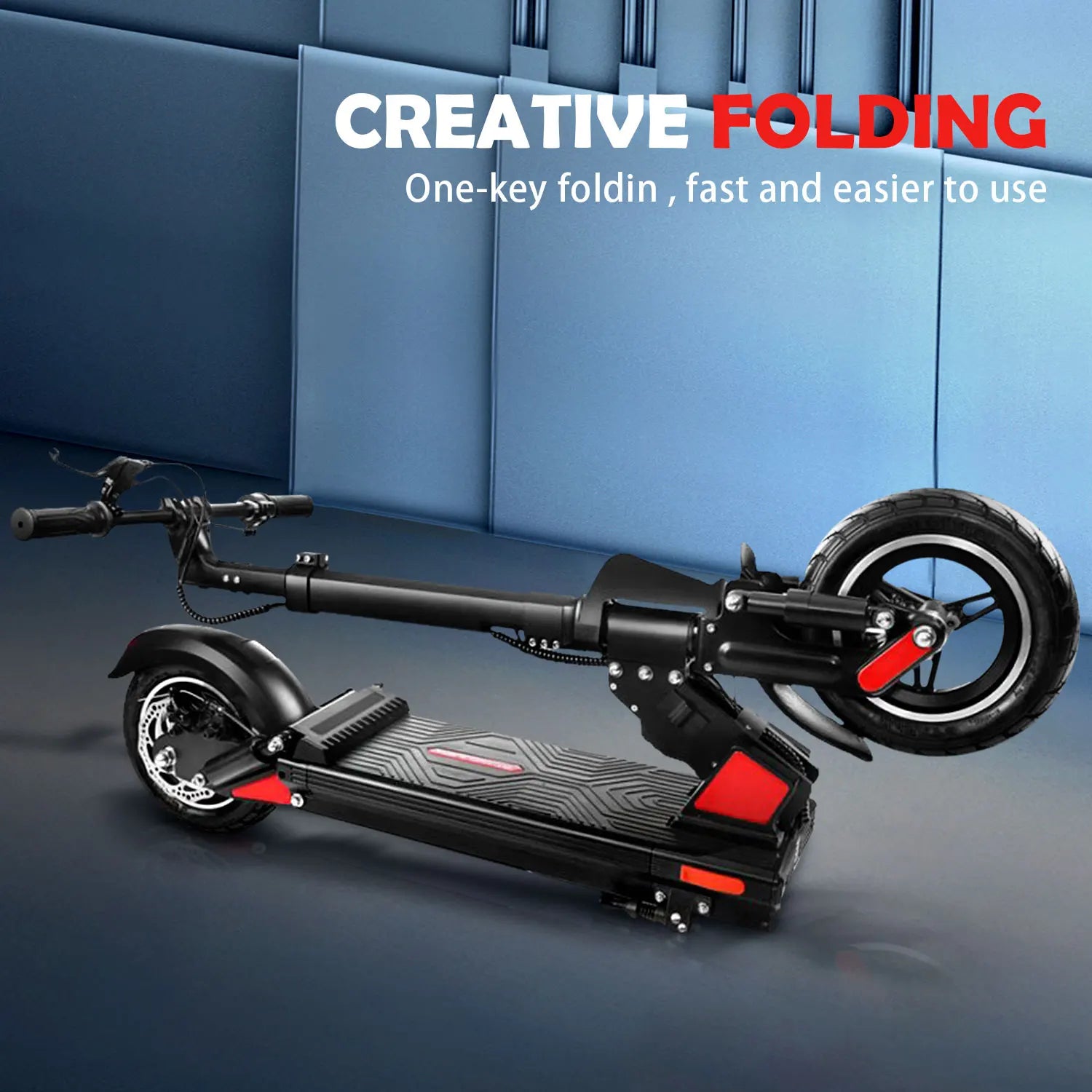 HKM-756115 Lightweight Foldable Electric Scooter 48V 13AH, Max Speed 50km/h, 500W Motor, Waterproof, Unisex, Remote Control, Aluminum Alloy