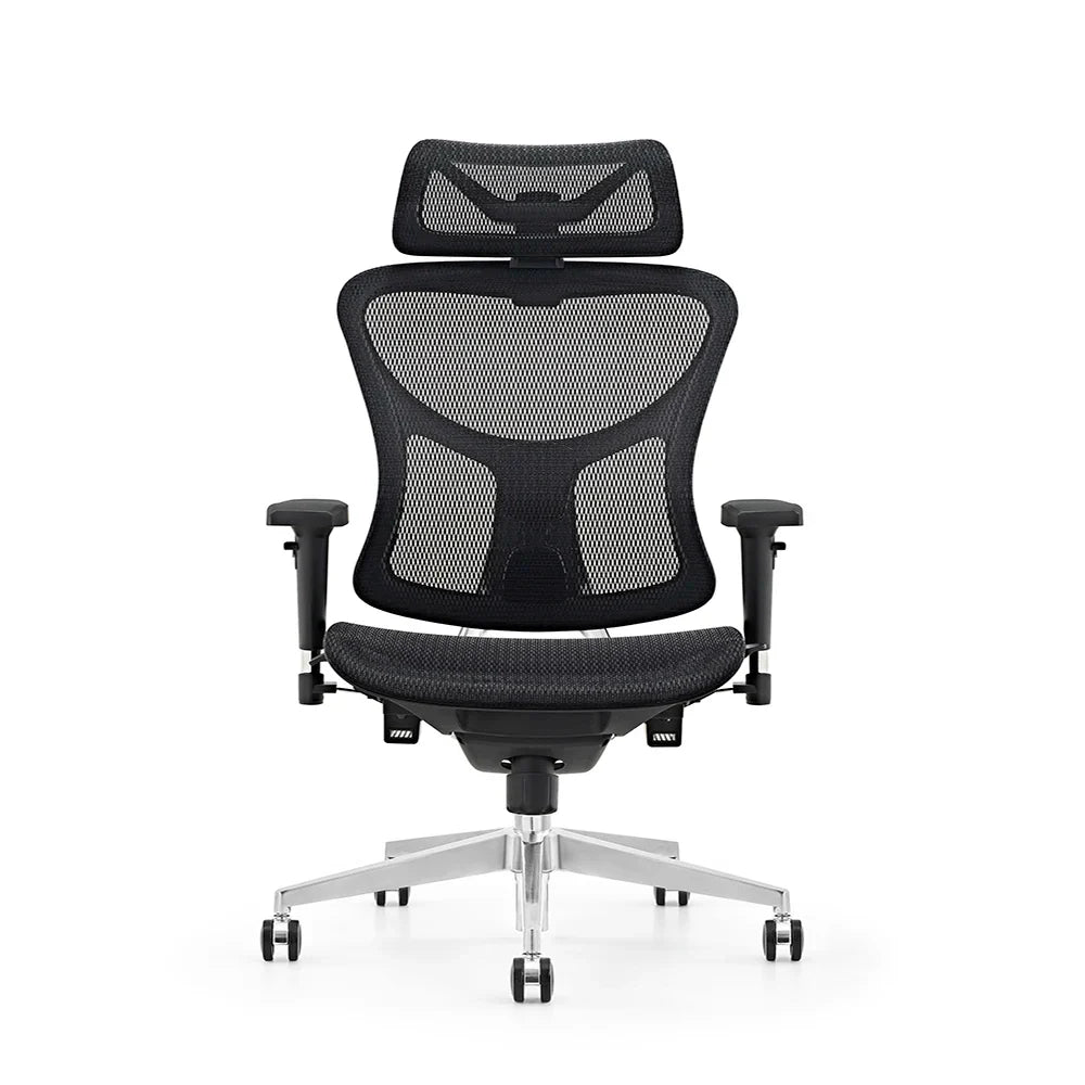 HKM-756371 Ergonomic Office Chair with Footrest and 3D Adjustable Armrests for Enhanced Comfort