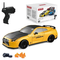 HKM-756435 1:24 4WD Drift RC Car with LED Light, 4-Channel Remote Control, Stunt Racing, Battery Included, Indoor-Outdoor Fun