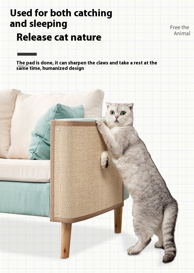 HKM-7564861 Durable Cat Scratch Pad with Protective Features for Furniture and Walls