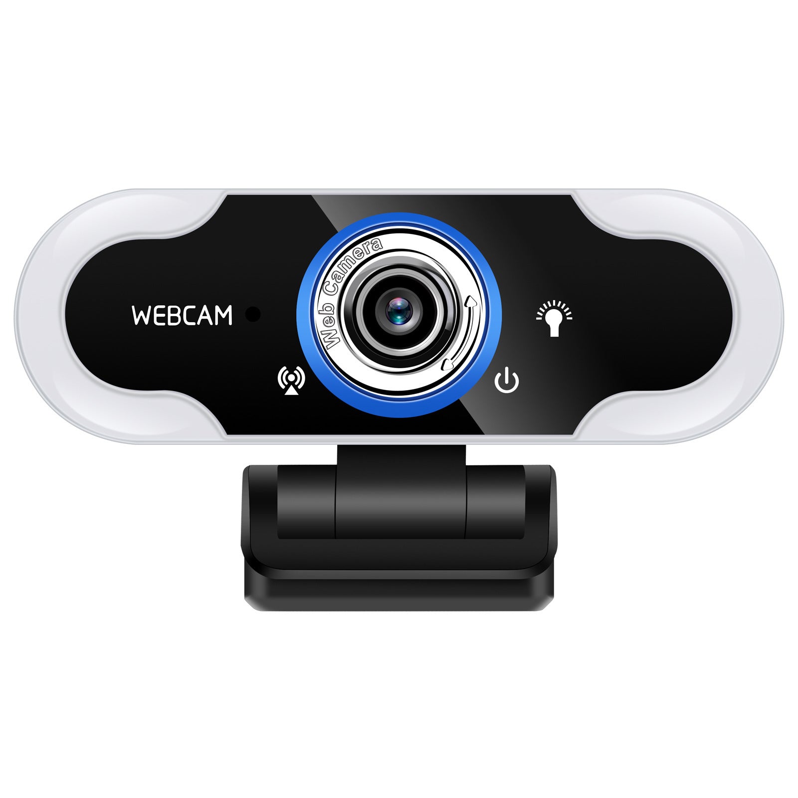 HKM-756499 USB Camera with LED Supplement Light and Omnidirectional Microphone for Online Classes and Live Streaming