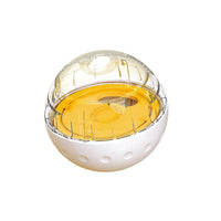 HKM-7565501 Interactive Dog Food Tumbler Puzzle Ball - Soft Glue Material, 82mm Diameter, Ideal for Dogs Under 6kg