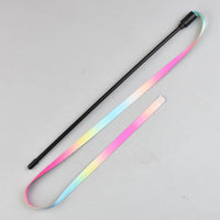 HKM-7566141 Interactive Cat Teaser Wand with Colorful Ribbon for Engaging Playtime and Exercise