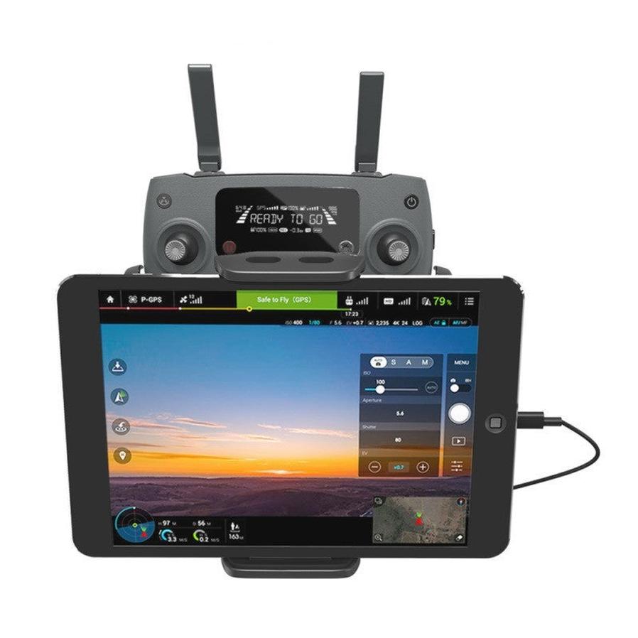 HKM-756627 UAV Remote Control Tablet Stand for DJI Drones - Aluminum Alloy Design