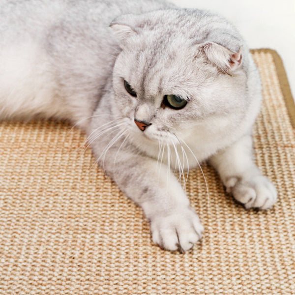 HKM-7566525 Sisal Hemp Cat Scratch Pad for Sofa Protection with Velcro - Multiple Sizes Available