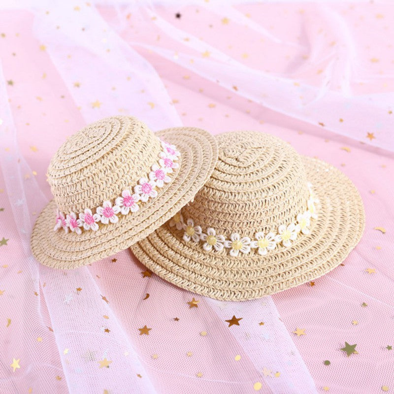 HKM-7566909 Handmade Adjustable Bowknot Pet Hat for Dogs and Cats - Available in Various Colors and Sizes