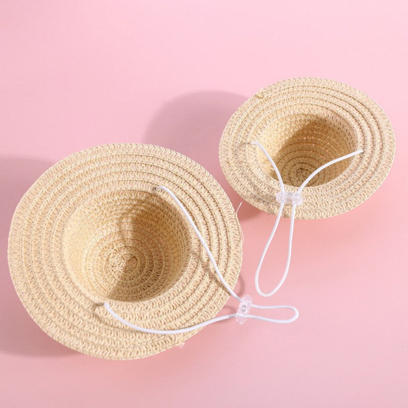 HKM-7566909 Handmade Adjustable Bowknot Pet Hat for Dogs and Cats - Available in Various Colors and Sizes