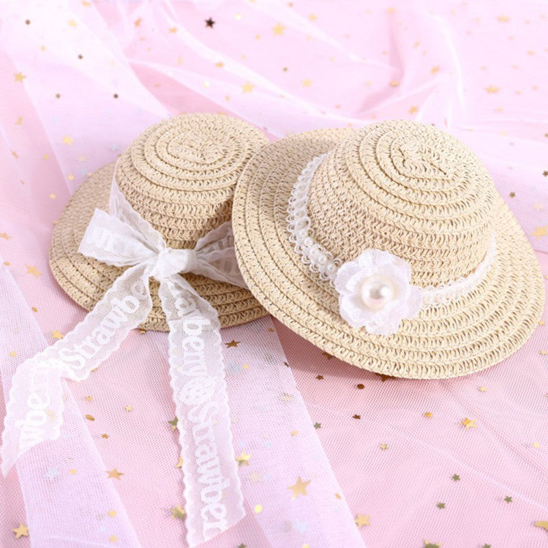 HKM-7566909 Handmade Adjustable Bowknot Pet Hat for Dogs and Cats - Available in Various Colors and Sizes