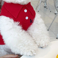 HKM-7567037 Lightweight Red Summer Vest for Small Dogs and Puppies