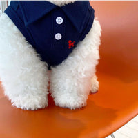HKM-7567037 Lightweight Red Summer Vest for Small Dogs and Puppies