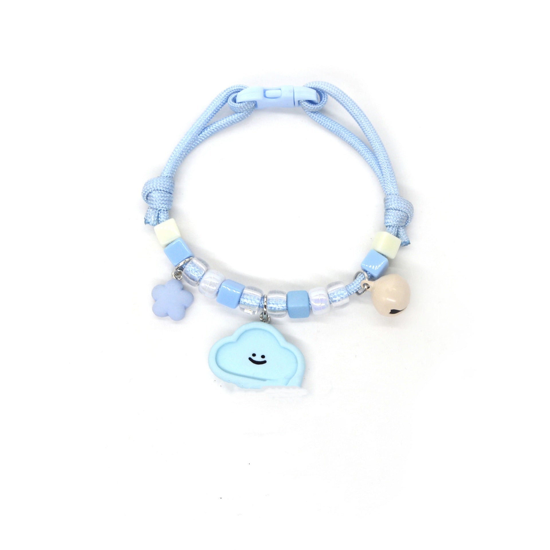 HKM-7567293 Colorful Adjustable Pet Necklace with Cartoon Pendant for Cats and Dogs
