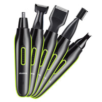 HKM-756819 5-in-1 Nose and Ear Hair Trimmer with Rechargeable Design, Painless Cutting and Easy Cleaning