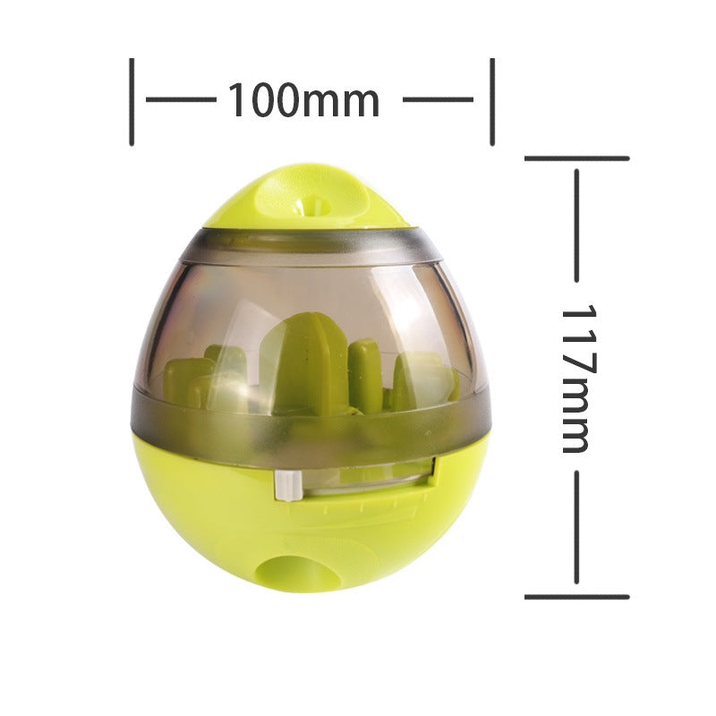 HKM-7568445 Interactive Pet Food Feeder Dispenser for Dogs and Cats, Slow Eating Toy with Tumbler Design