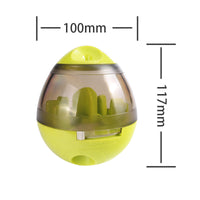 HKM-7568445 Interactive Pet Food Feeder Dispenser for Dogs and Cats, Slow Eating Toy with Tumbler Design