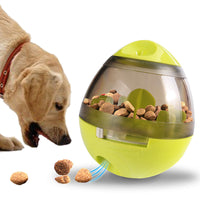 HKM-7568445 Interactive Pet Food Feeder Dispenser for Dogs and Cats, Slow Eating Toy with Tumbler Design