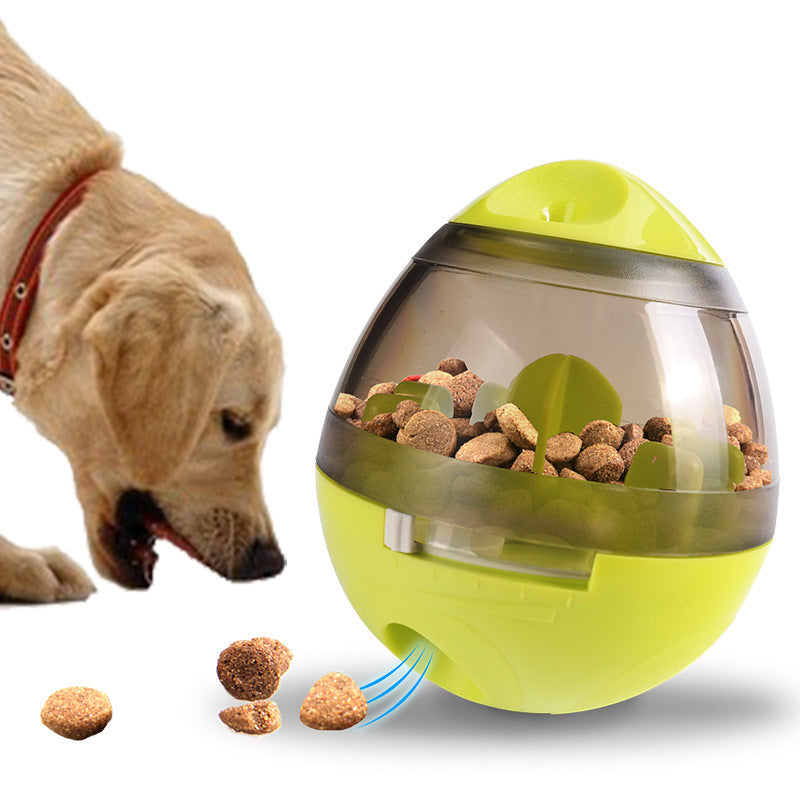 HKM-7568445 Interactive Pet Food Feeder Dispenser for Dogs and Cats, Slow Eating Toy with Tumbler Design