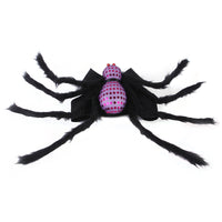 HKM-7568829 Sequined Spider Costume for Small Dogs and Cats in Red, Purple, and Green