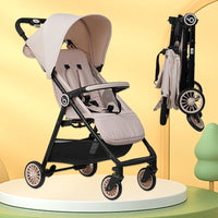 HKM-756947 Compact Portable Folding Baby Stroller Ideal for Travel and Airplane Use