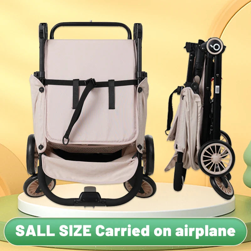 HKM-756947 Compact Portable Folding Baby Stroller Ideal for Travel and Airplane Use