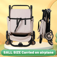 HKM-756947 Compact Portable Folding Baby Stroller Ideal for Travel and Airplane Use