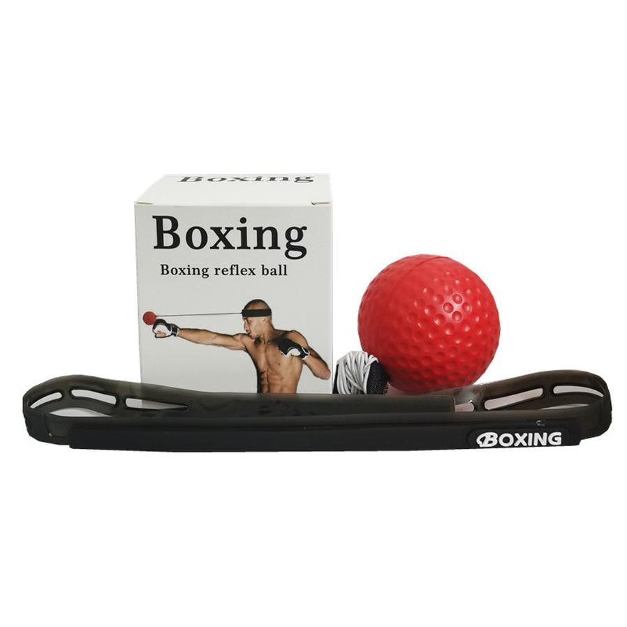 HKM-756947 Silicone Headband and PU Foam Boxing Training Ball for Enhanced Coordination and Reflexes