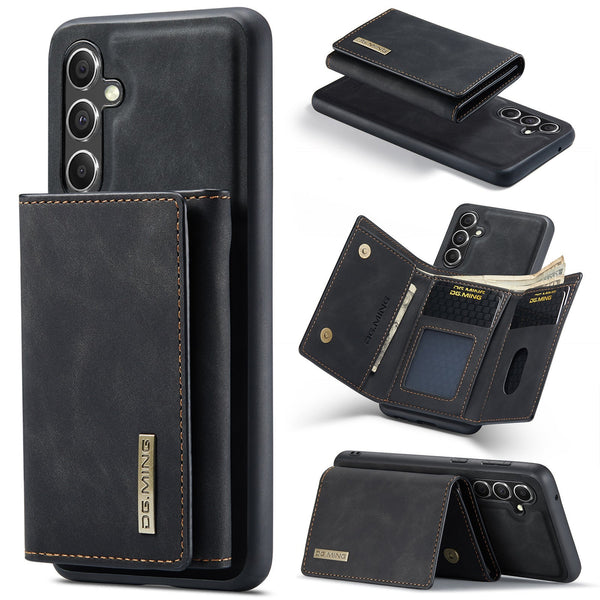 HKM-757011 Magnetic Split Wallet Leather Phone Case for Samsung – Shockproof, Drop-Resistant, and Bracket Functionality