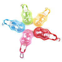 HKM-7570493 Portable Pet Water Dispenser - Lightweight, Leak-Proof, Eco-Friendly Plastic, with Metal Hook for Easy Carrying