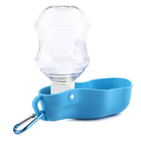 HKM-7570493 Portable Pet Water Dispenser - Lightweight, Leak-Proof, Eco-Friendly Plastic, with Metal Hook for Easy Carrying