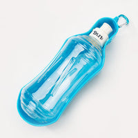 HKM-7570493 Portable Pet Water Dispenser - Lightweight, Leak-Proof, Eco-Friendly Plastic, with Metal Hook for Easy Carrying