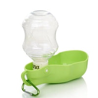 HKM-7570493 Portable Pet Water Dispenser - Lightweight, Leak-Proof, Eco-Friendly Plastic, with Metal Hook for Easy Carrying