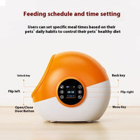 HKM-7570621 Automatic Multi-Cat Feeder with Pet Identification Chip Functionality