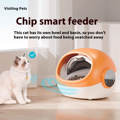 HKM-7570621 Automatic Multi-Cat Feeder with Pet Identification Chip Functionality