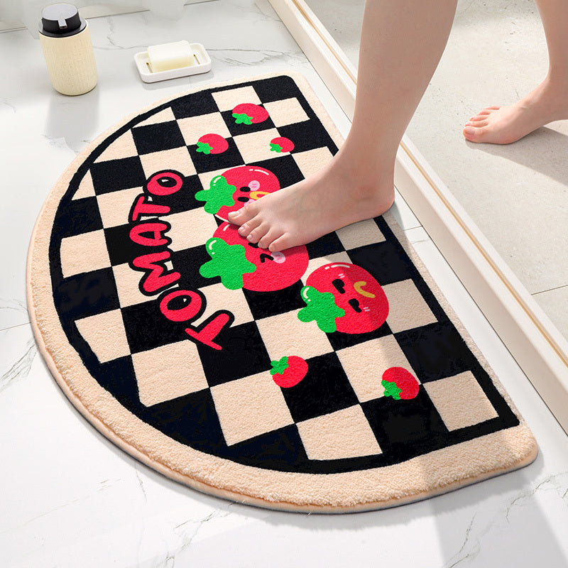 HKM-757139 Absorbent Nonslip Bathroom Entry Mat – Cartoon Design, Various Sizes Available