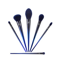 HKM-757139 Complete Makeup Brush Set for Eye and Face Application with Long Handles