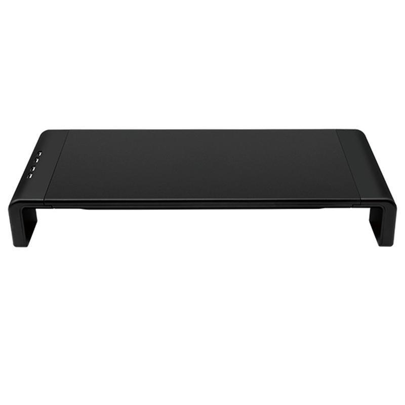 HKM-757267 Foldable Laptop Monitor Stand with USB Charging, Multi-Functional Design, Adjustable Height