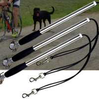 HKM-7574205 Hands-Free Stainless Steel Dog Bike Leash with Adjustable Length for Comfortable Walking and Bicycling