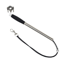 HKM-7574205 Hands-Free Stainless Steel Dog Bike Leash with Adjustable Length for Comfortable Walking and Bicycling