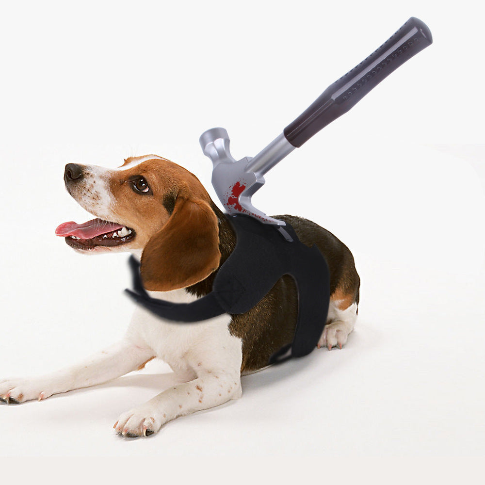 HKM-7574589 Funny Halloween Pet Costume - Soft Cloth with Velcro Closure, Comfortable Fit for Pets
