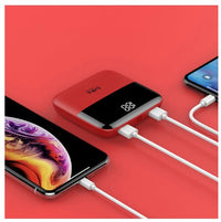 HKM-757459 Compact LCD Display Digital Power Bank with High Capacity - Black, White, Red Available