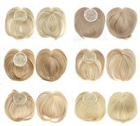 HKM-757651 Short High Temperature Silk Chemical Fiber Wig with Peach Heart Bangs for Men
